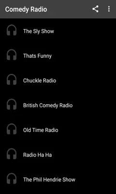 Comedy Radio android App screenshot 1